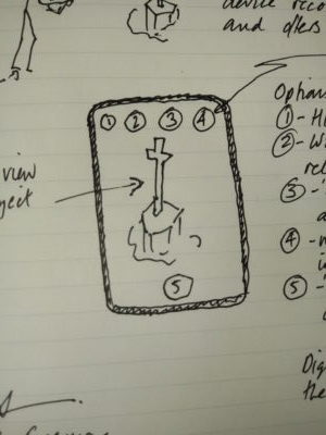 original sketch behind the idea for DigiClerk