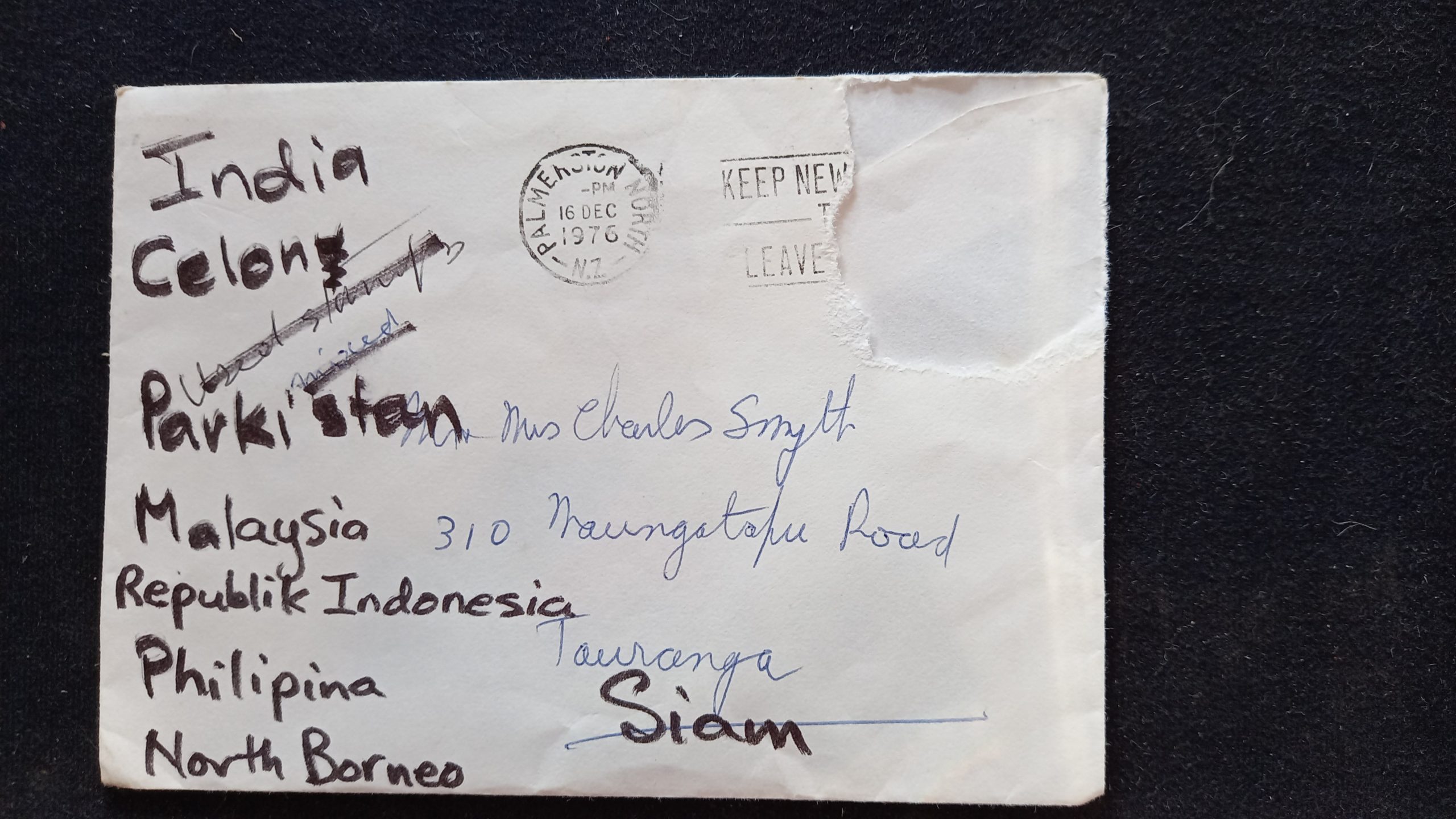 Envelope with some stamps inside