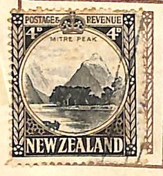 nz. mitre peak. 1935