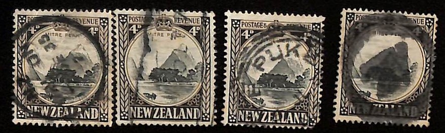 nz. mitre peak. 1935 x 4